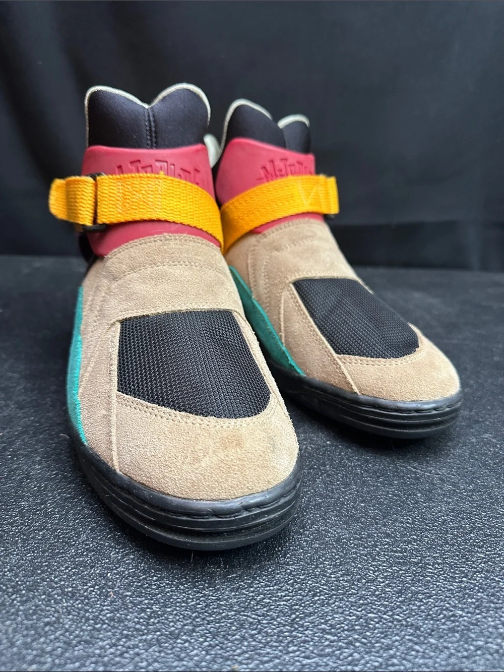 VTG Metroblade 1990's Rollerblade Shoes Size 8 Mena Multicolor Suede Vintage